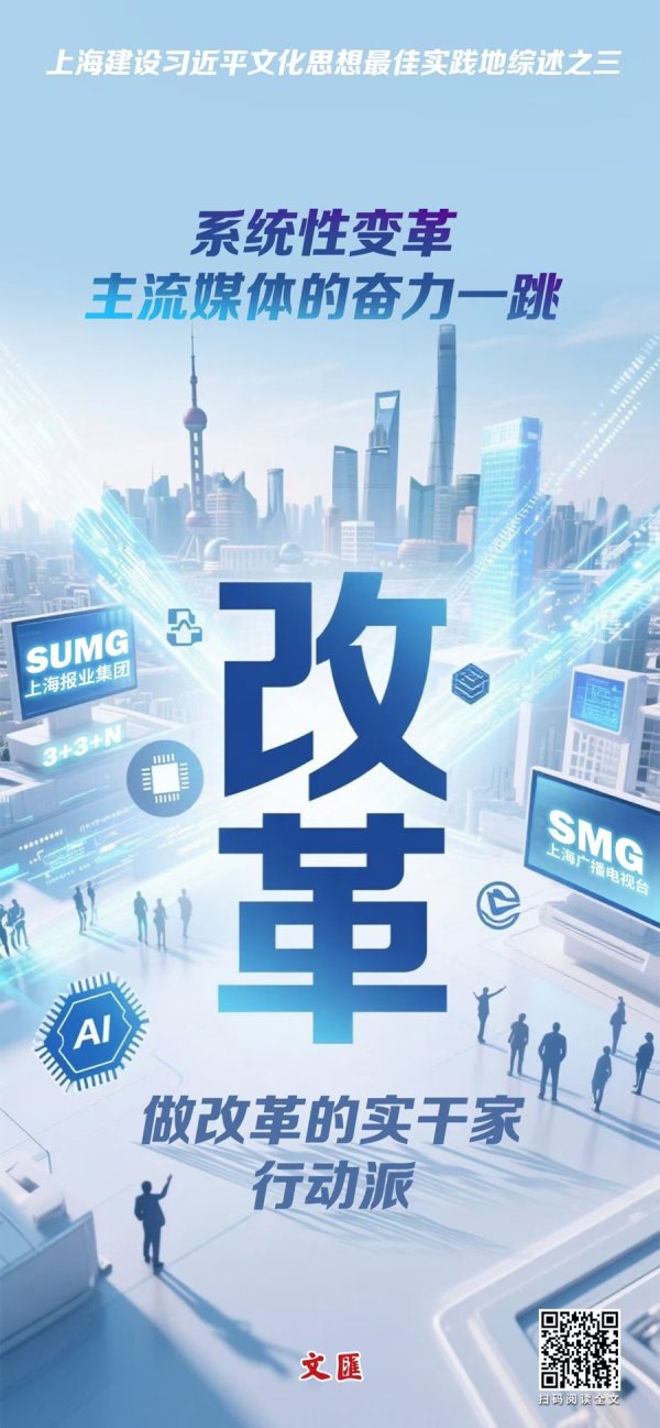 贝贝查 文汇海报 | 改革 以文化创新创造活力书写未来