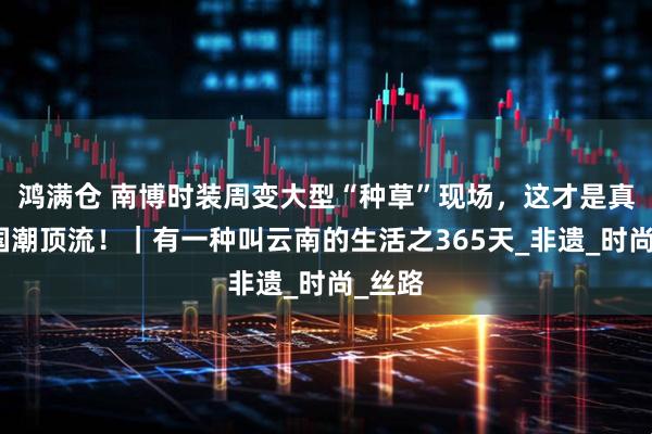 鸿满仓 南博时装周变大型“种草”现场，这才是真正的国潮顶流！｜有一种叫云南的生活之365天_非遗_时尚_丝路